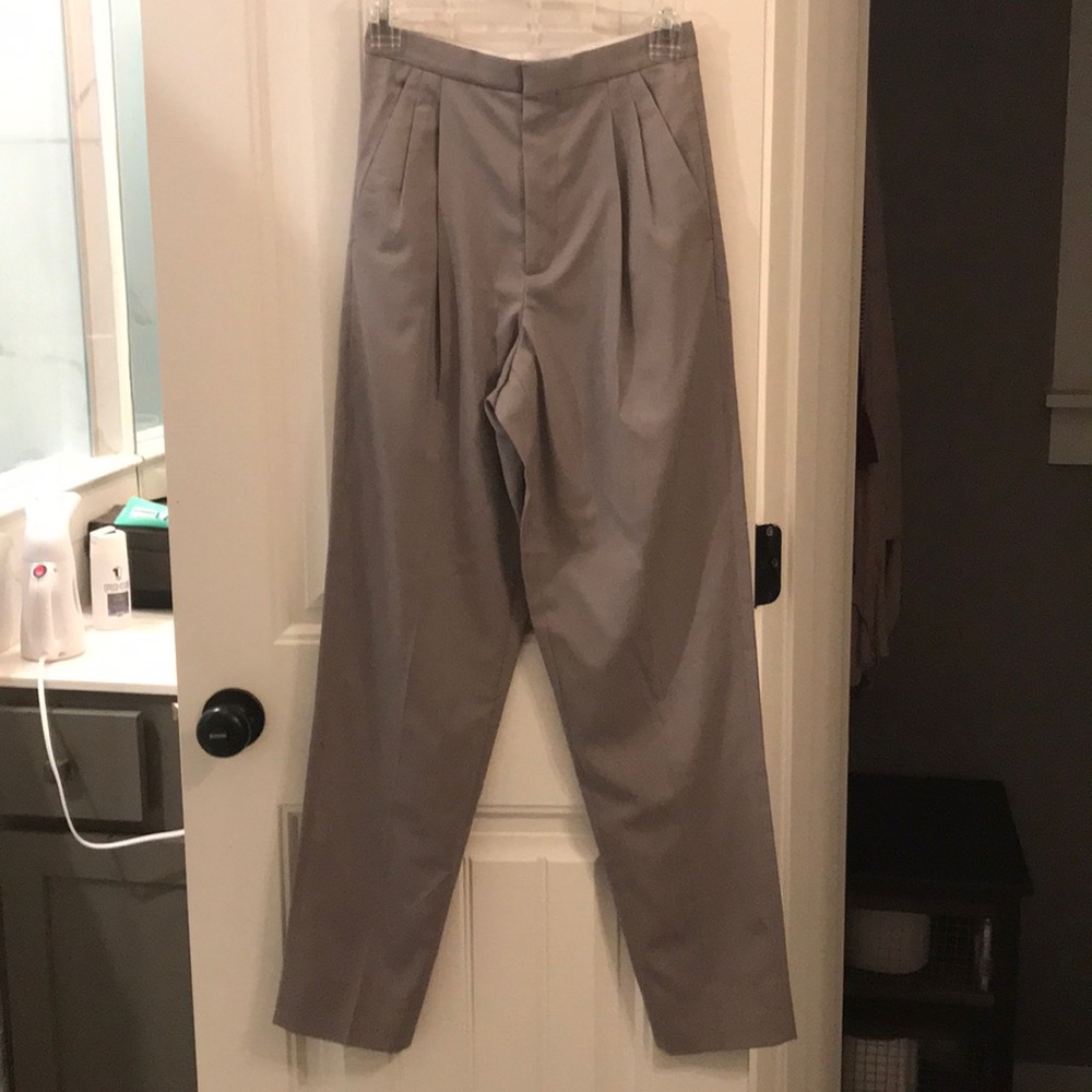 BLK DNM Pleated Wool Trousers